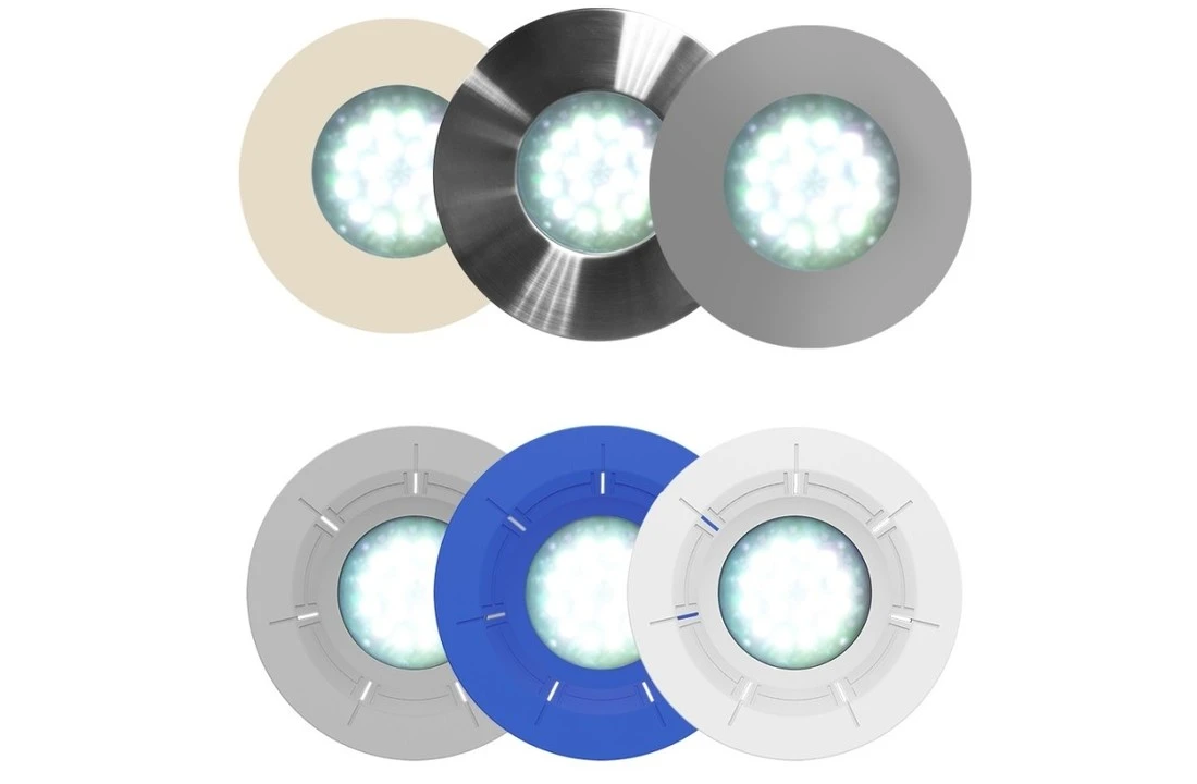 Brio Brio Par 56 Led Chroma 44W Wit Vervangingslamp Met Sierplaat Grijs - Afbeelding 3