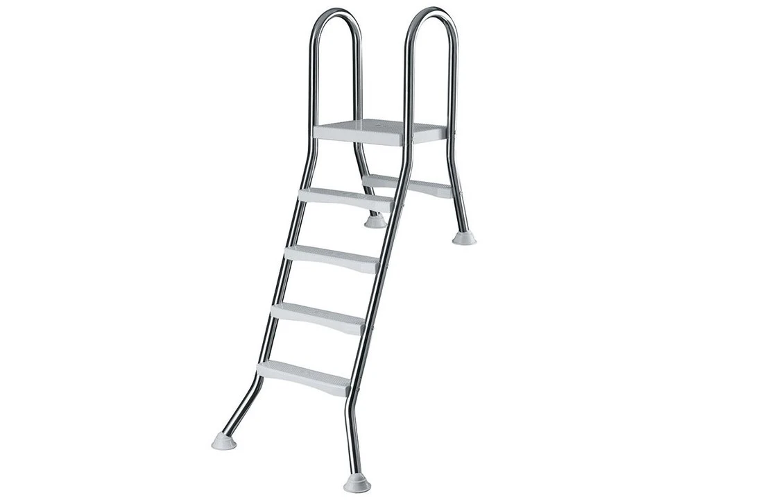 Flexinox Zwembadtrap A-Frame 1 + 4 Treden AISI 304