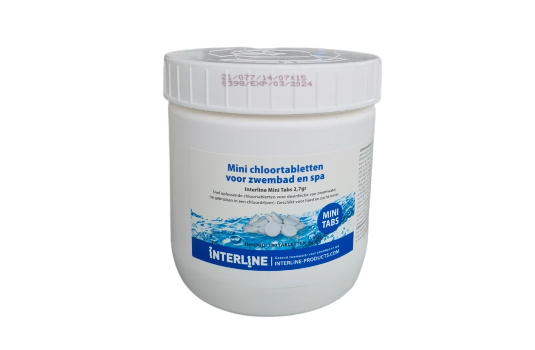 Interline Interline Mini Chloortabs / Chloortabletten 2,7 Grams - Afbeelding 3