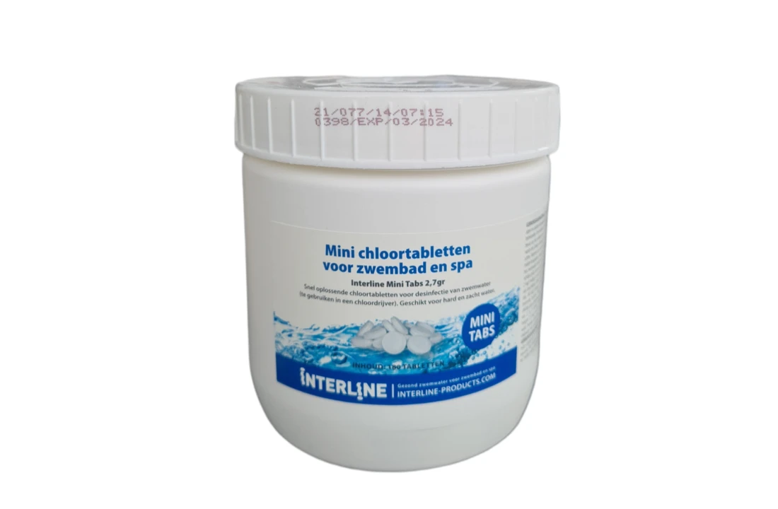 Interline Interline Mini Chloortabs / Chloortabletten 2,7 Grams