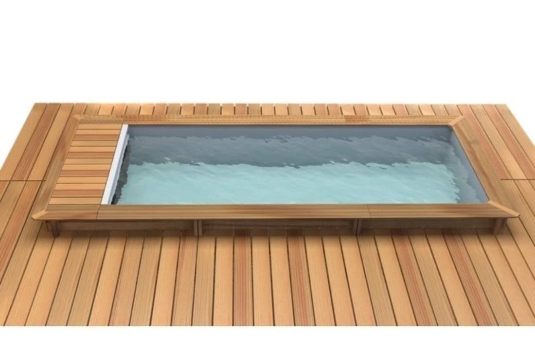 Proswell Houten Zwembaden Houten Urban Stadszwembad 6.00 X 2.50 X 1.33 Met Automatisch Rolluik - Afbeelding 2