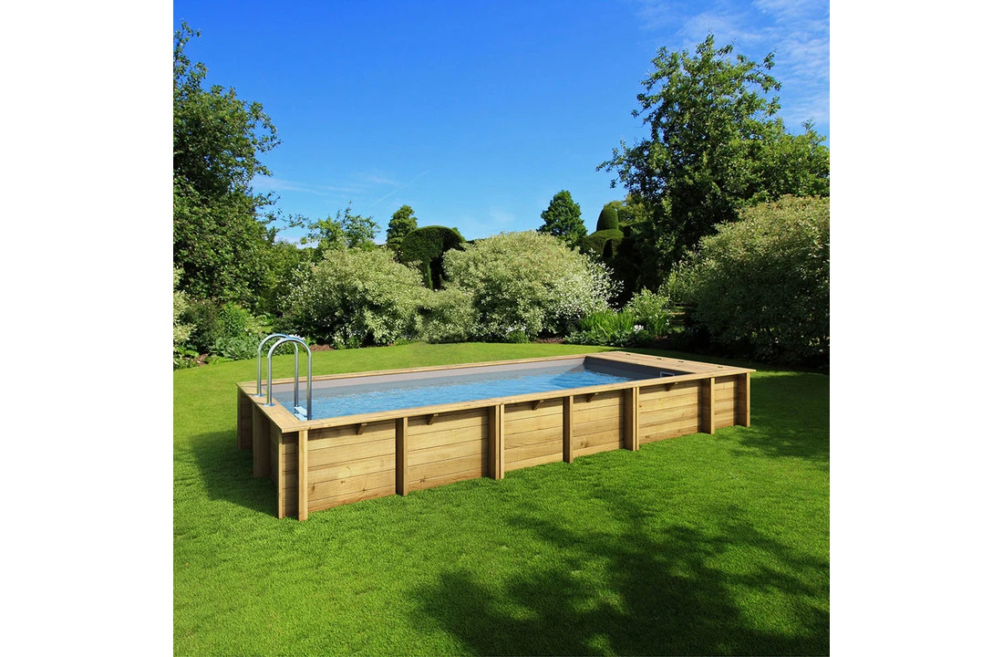 Proswell Houten Zwembaden Pool'n Box Zwembad 6.20 X 2.50 - Afbeelding 4