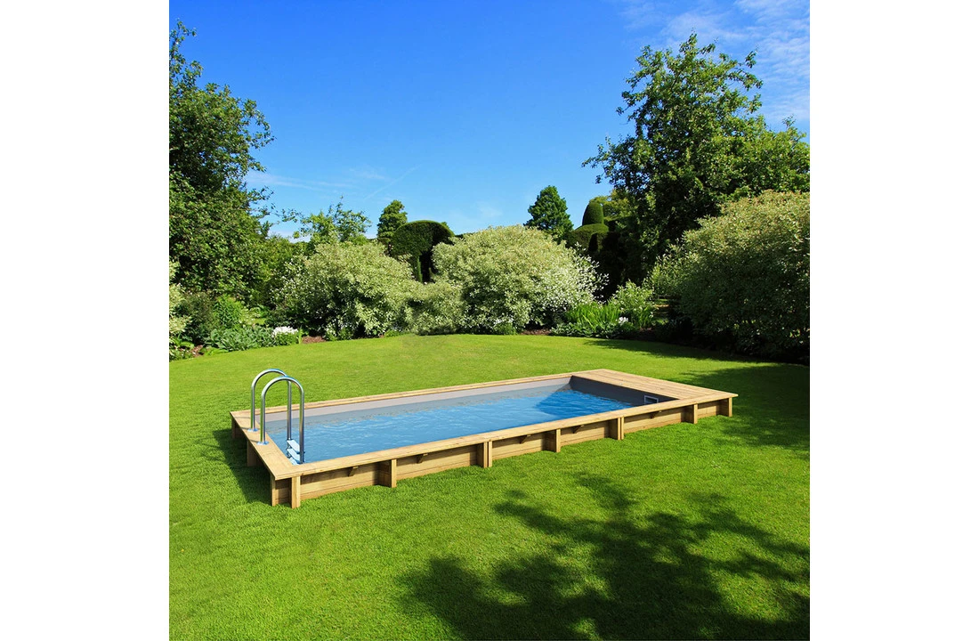 Proswell Houten Zwembaden Pool'n Box Zwembad 6.20 X 2.50 - Afbeelding 5