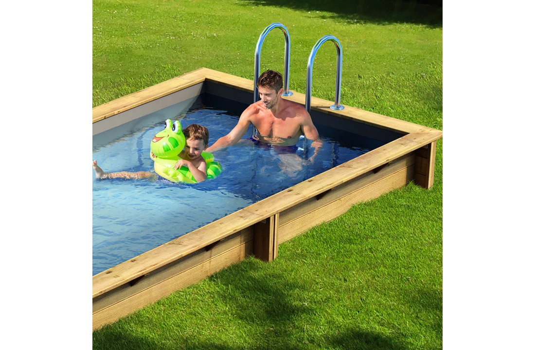 Proswell Houten Zwembaden Pool'n Box Zwembad 6.20 X 2.50 - Afbeelding 6