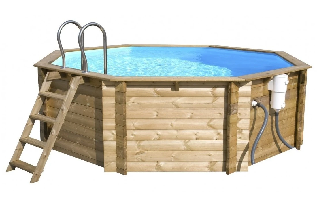 Proswell Houten Zwembaden Tropic Houten Zwembad Octo 5.05 X 1.20 Meter