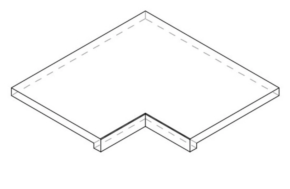 Terato Binnenhoek Belgische Blauwe Hardsteen Gebrand Rechte Neus - Afbeelding 2